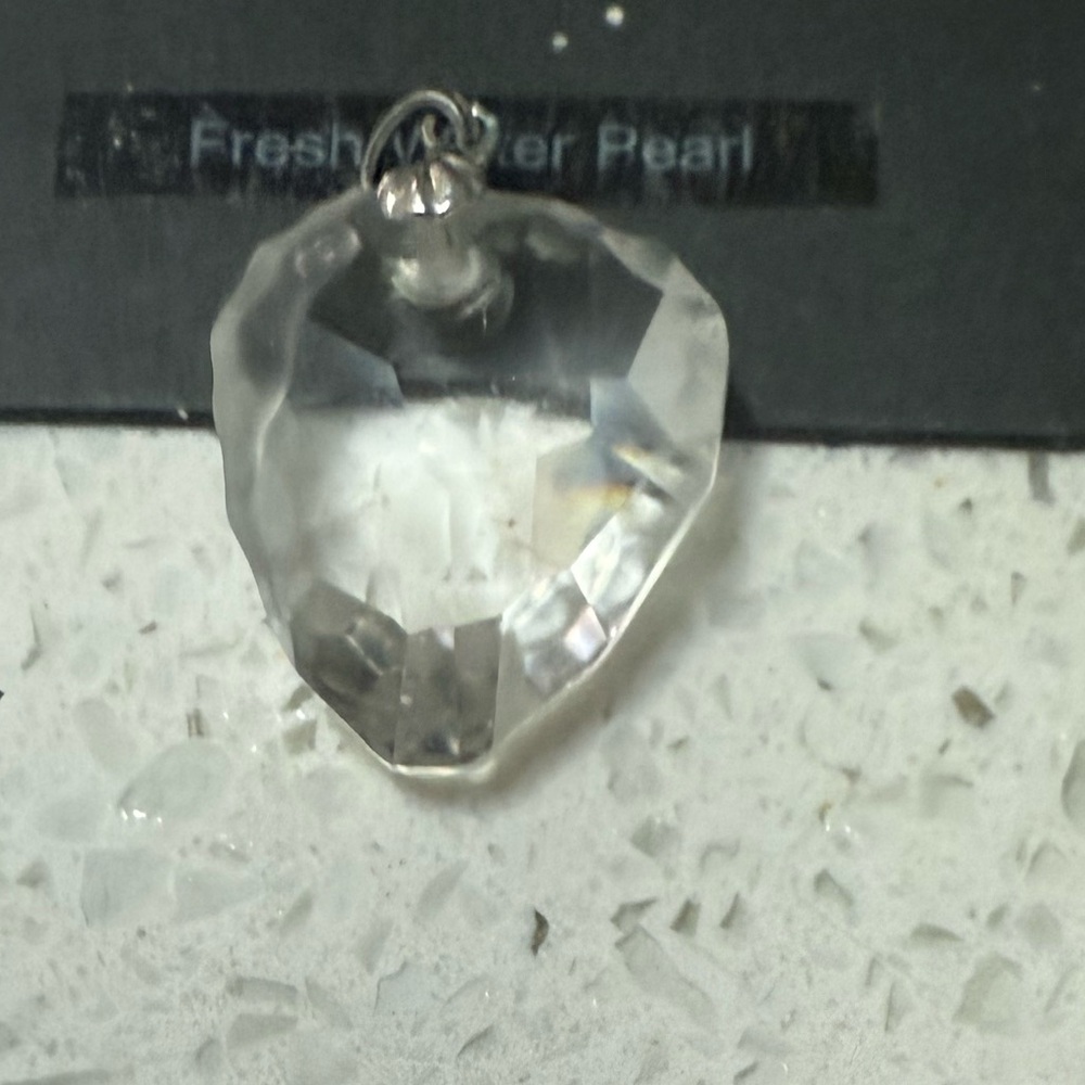Swarovski galet New Elegant Silver Crystal Pendant